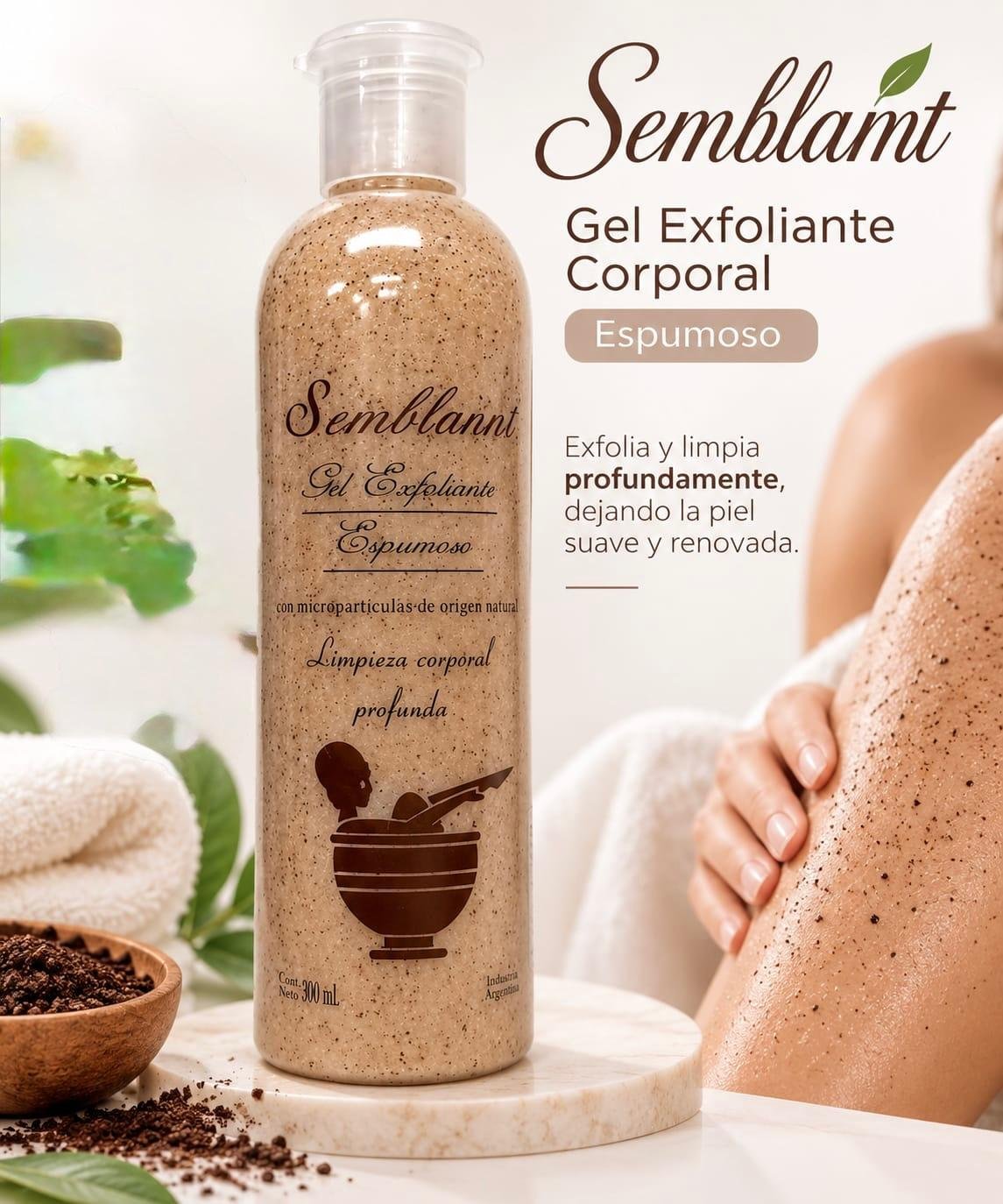 GEL EXFOLIANTE CORPORAL ESPUMOSO