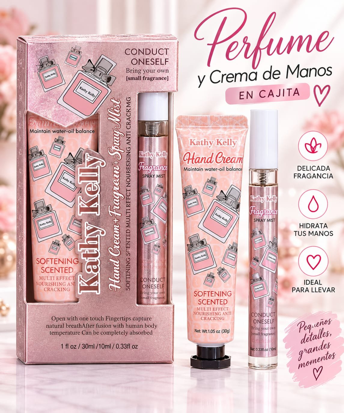 PERFUME Y CREMA DE MANOS