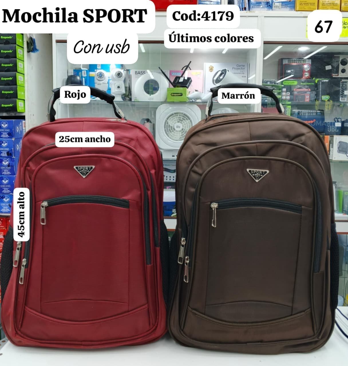 MOCHILA SPORT