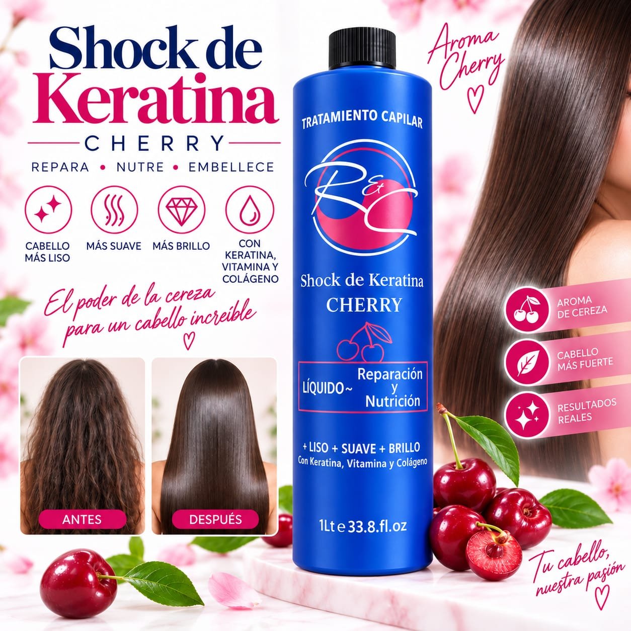 SHOCK DE KERATINA CHERRY