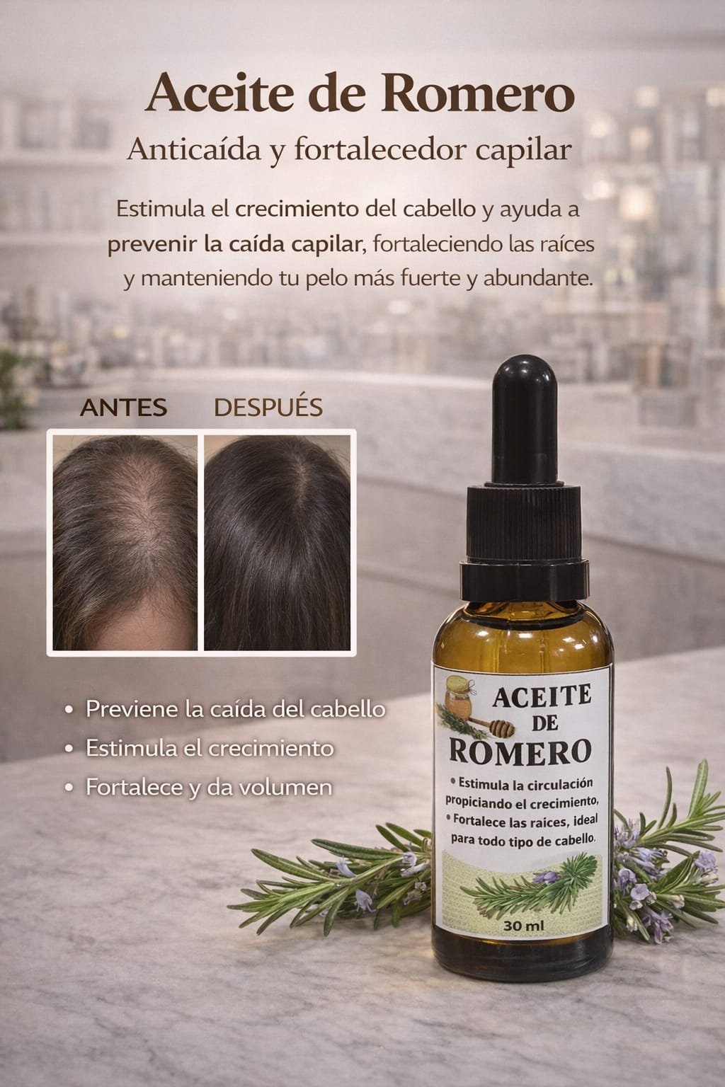 ACEITE DE ROMERO ANTI-CAIDA