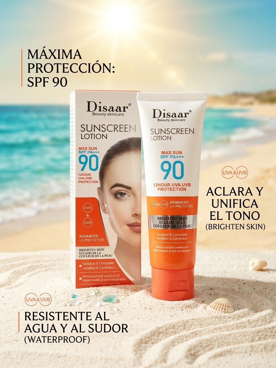PROTECTOR SOLAR ACLARA Y UNIFICA EL TONO