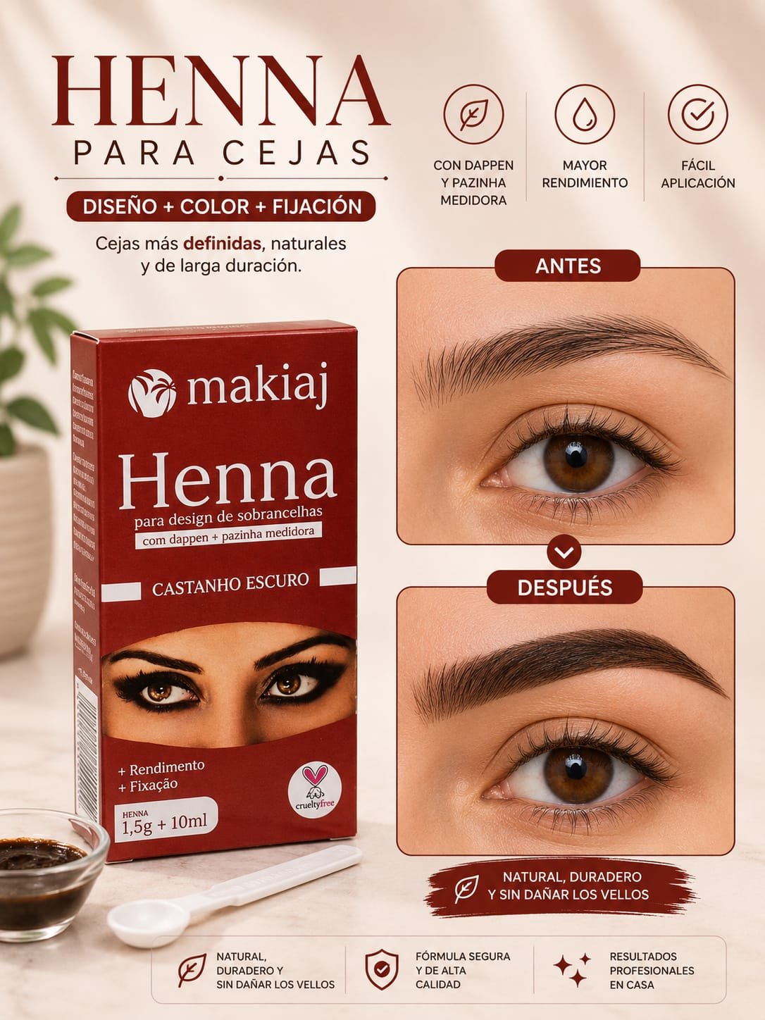 HENNA CASTAÑO OSCURO