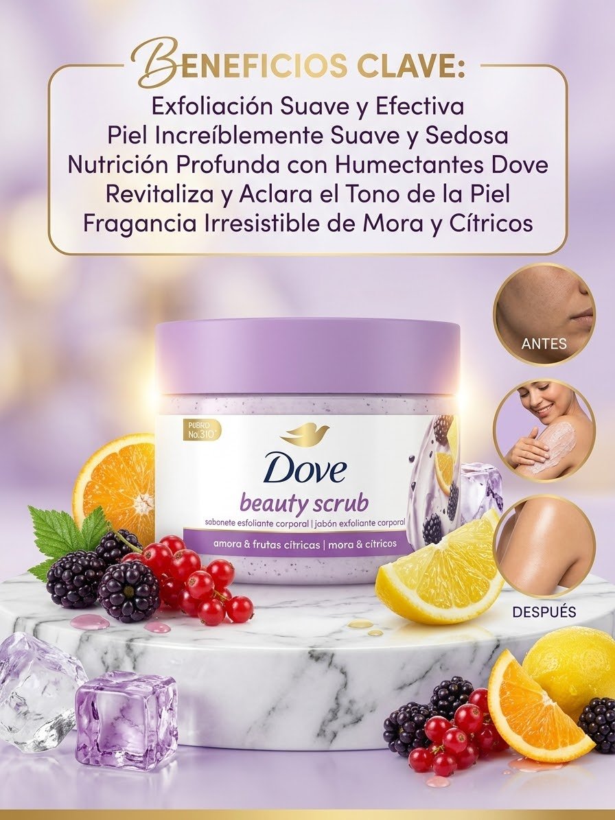 Crema exfoliante Dove