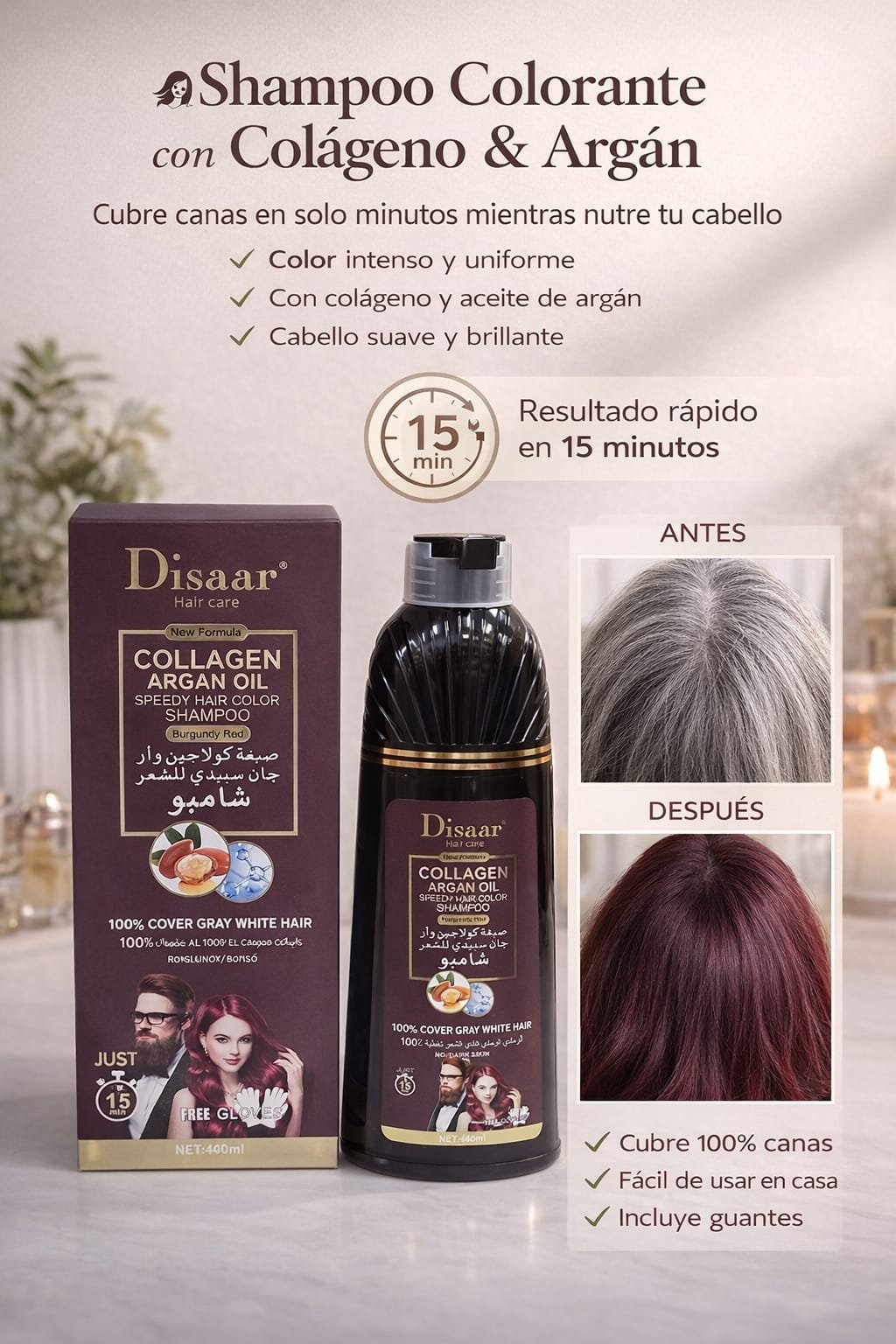 SHAMPOO COLOR CON COLAGENO Y ARGAN