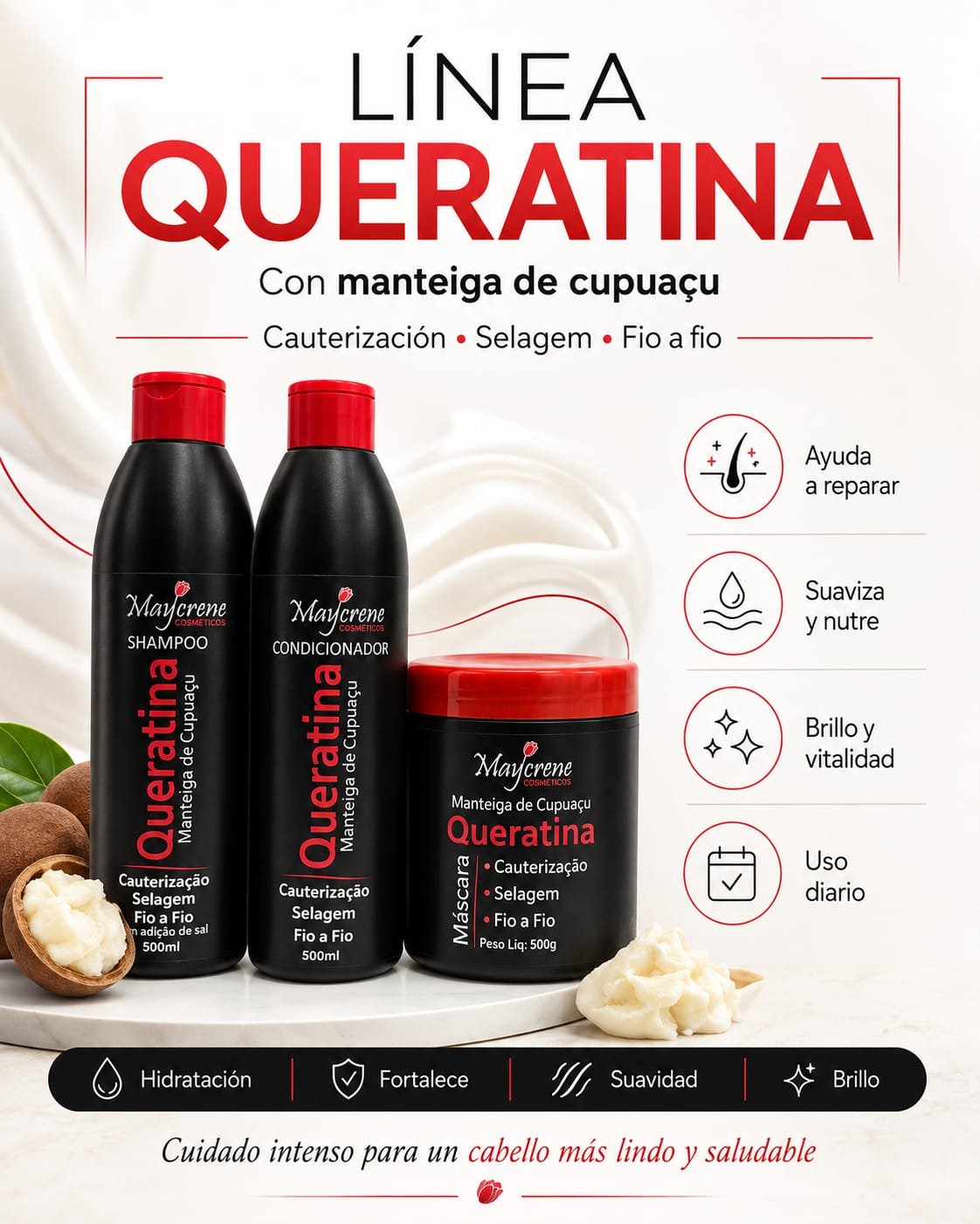 COMBO CAPILAR CON QUERATINA