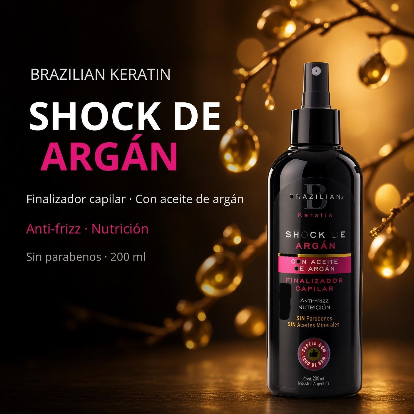SHOCK DE ARGAN BRAZILIAN KERATIN