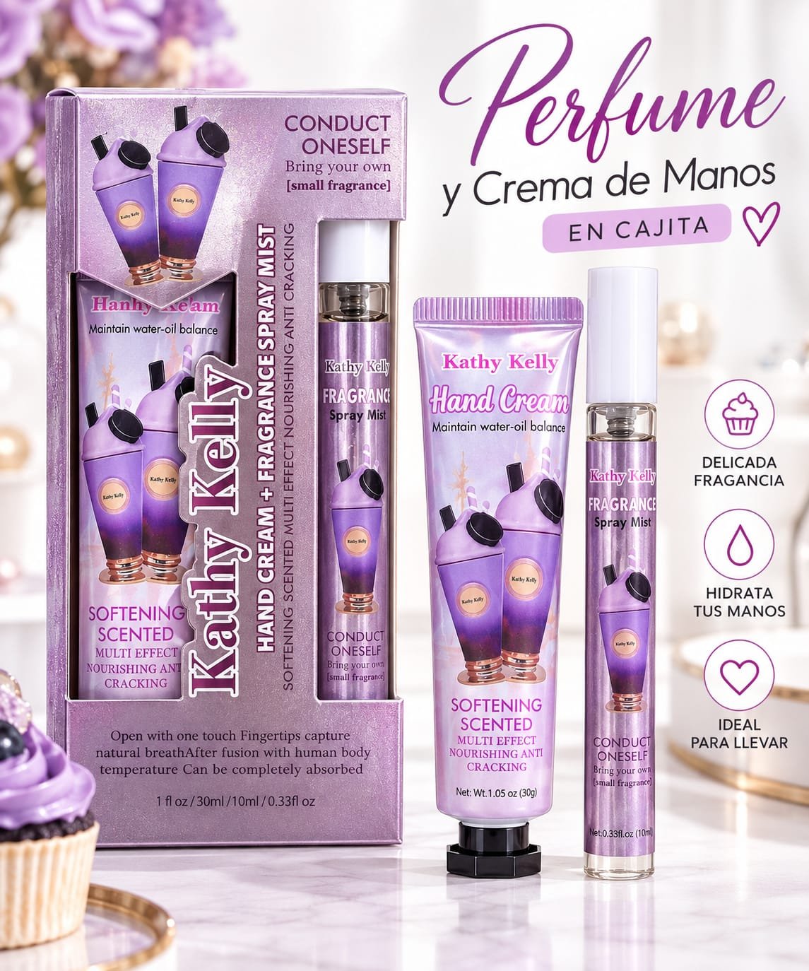 PERFUME Y CREMA DE MANOS