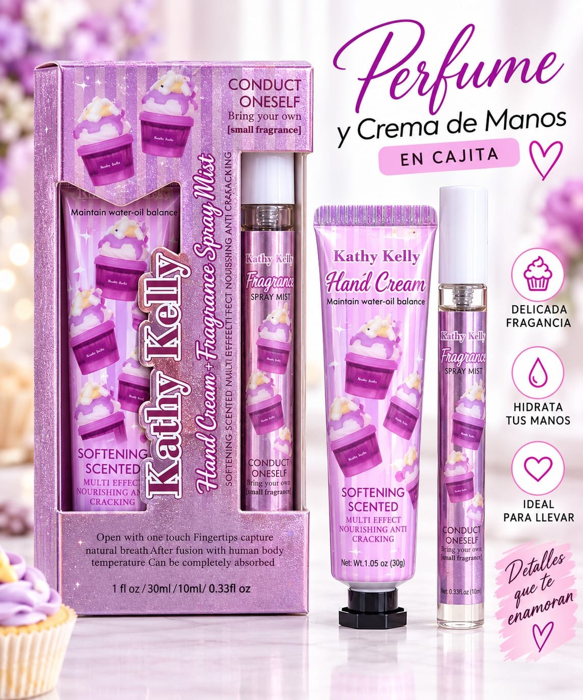PERFUME Y CREMA DE MANOS