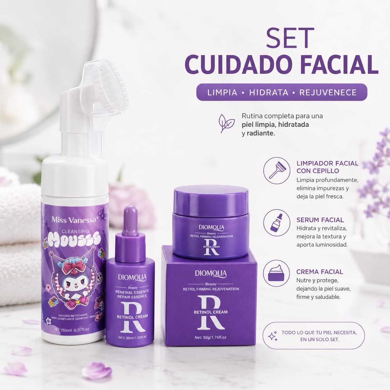 SET DE CUIDADO FACIAL