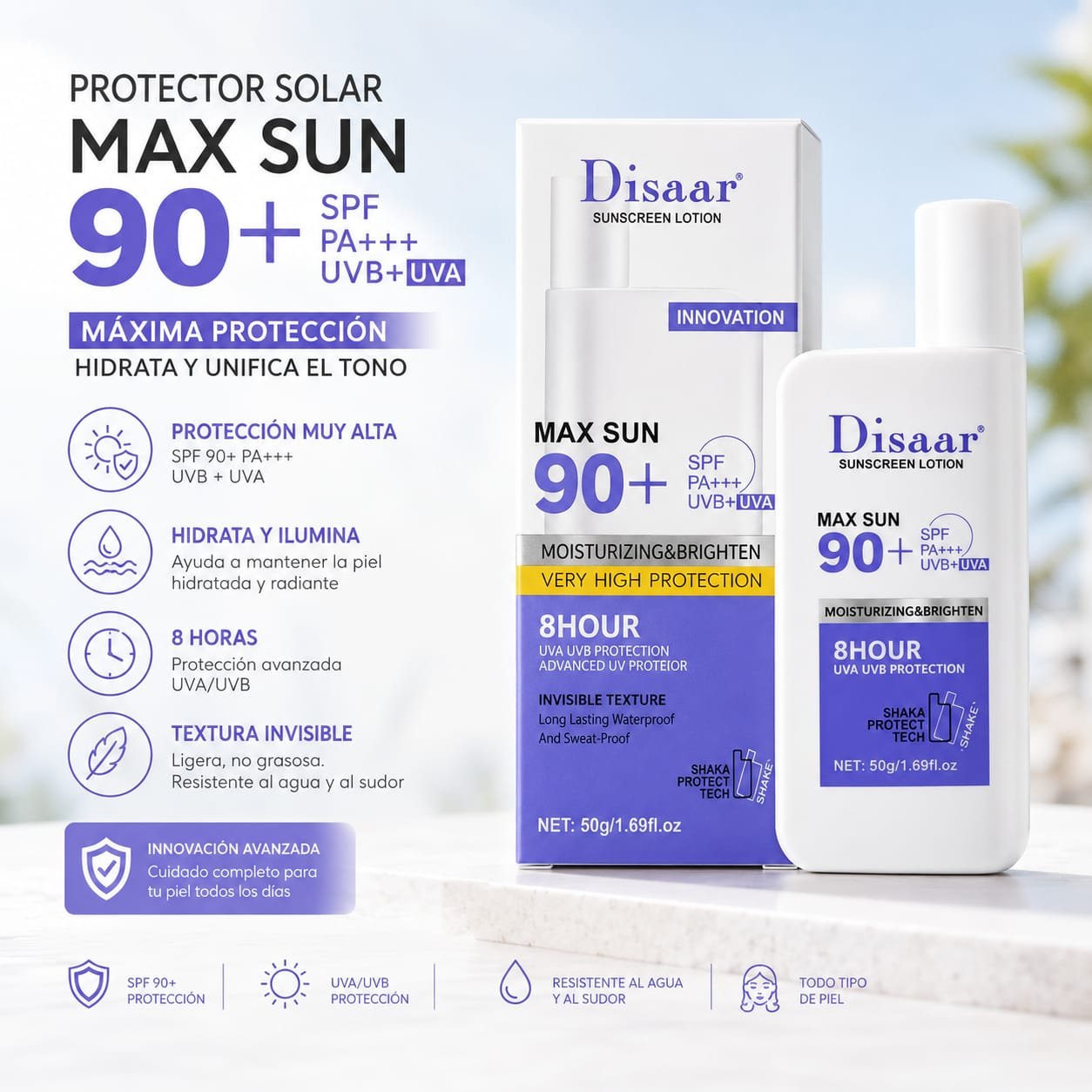 DISAAR PROTECTOR SOLAR