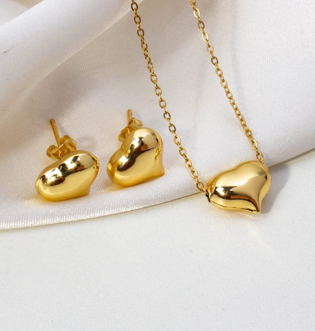 SET DE CADENITA+ARITOS DE ACERO