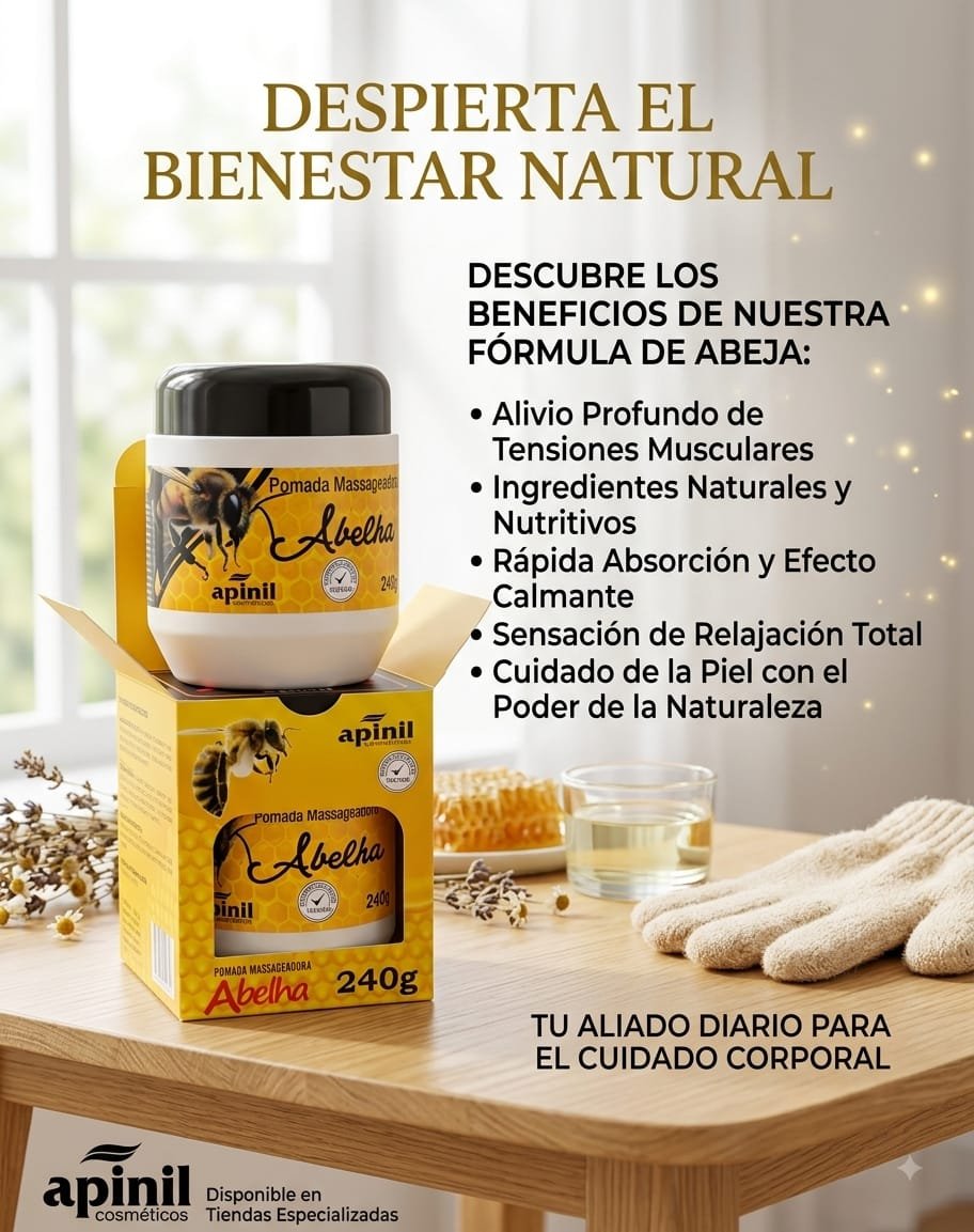 POMADA MASAJEADORA P/ TENSIONES MUSCULARES