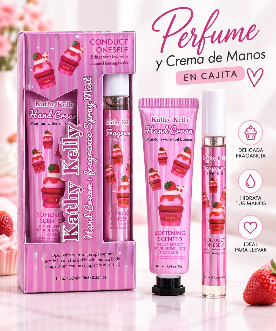 PERFUME Y CREMA DE MANOS