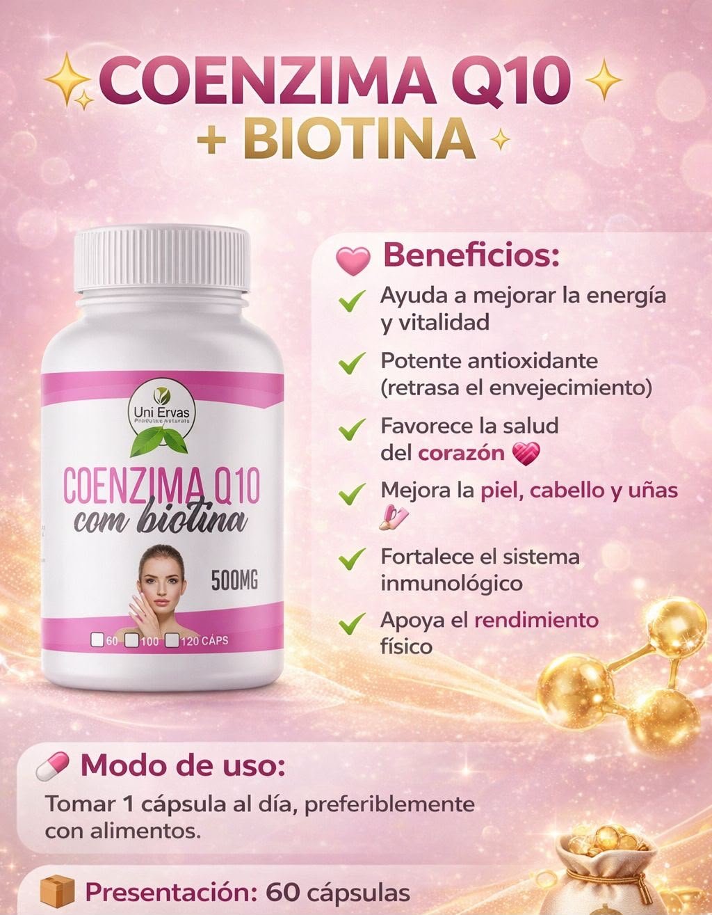 COENZIMA Q10 +BIOTINA