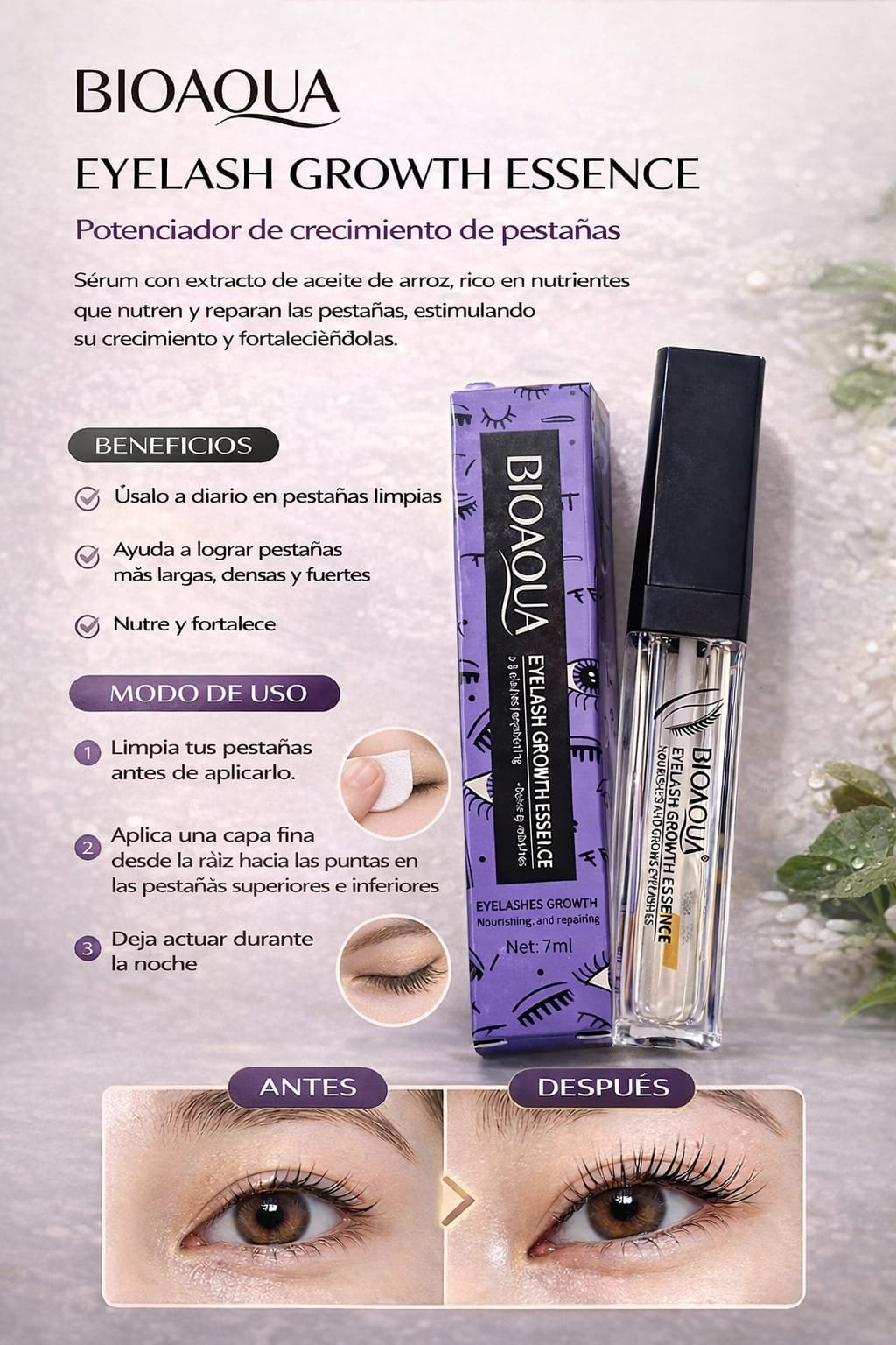 POTENCIADOR DE CRECIMIENTO PARA PESTAÑAS