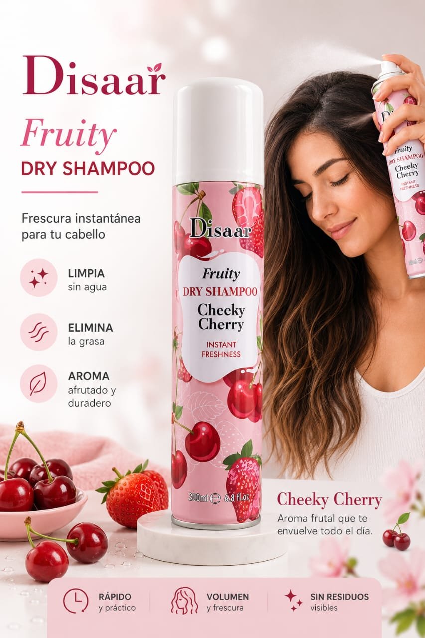 SHAMPOO SECO AROMA FRUTAL