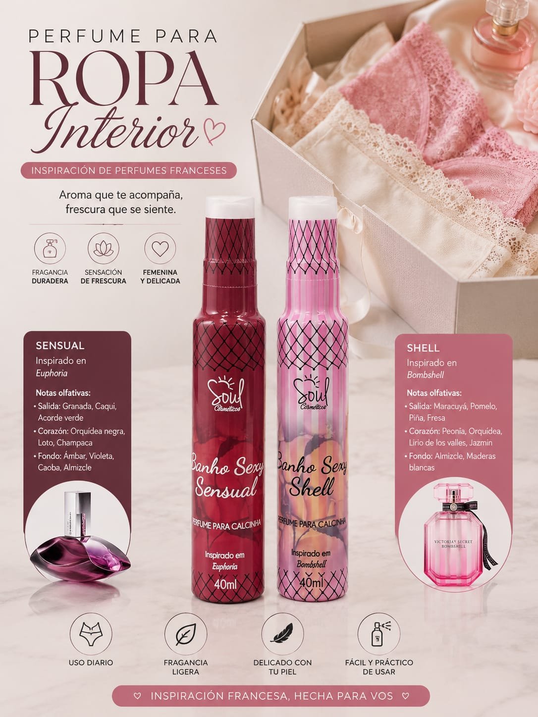PERFUMEP/ROPA INTERIOR