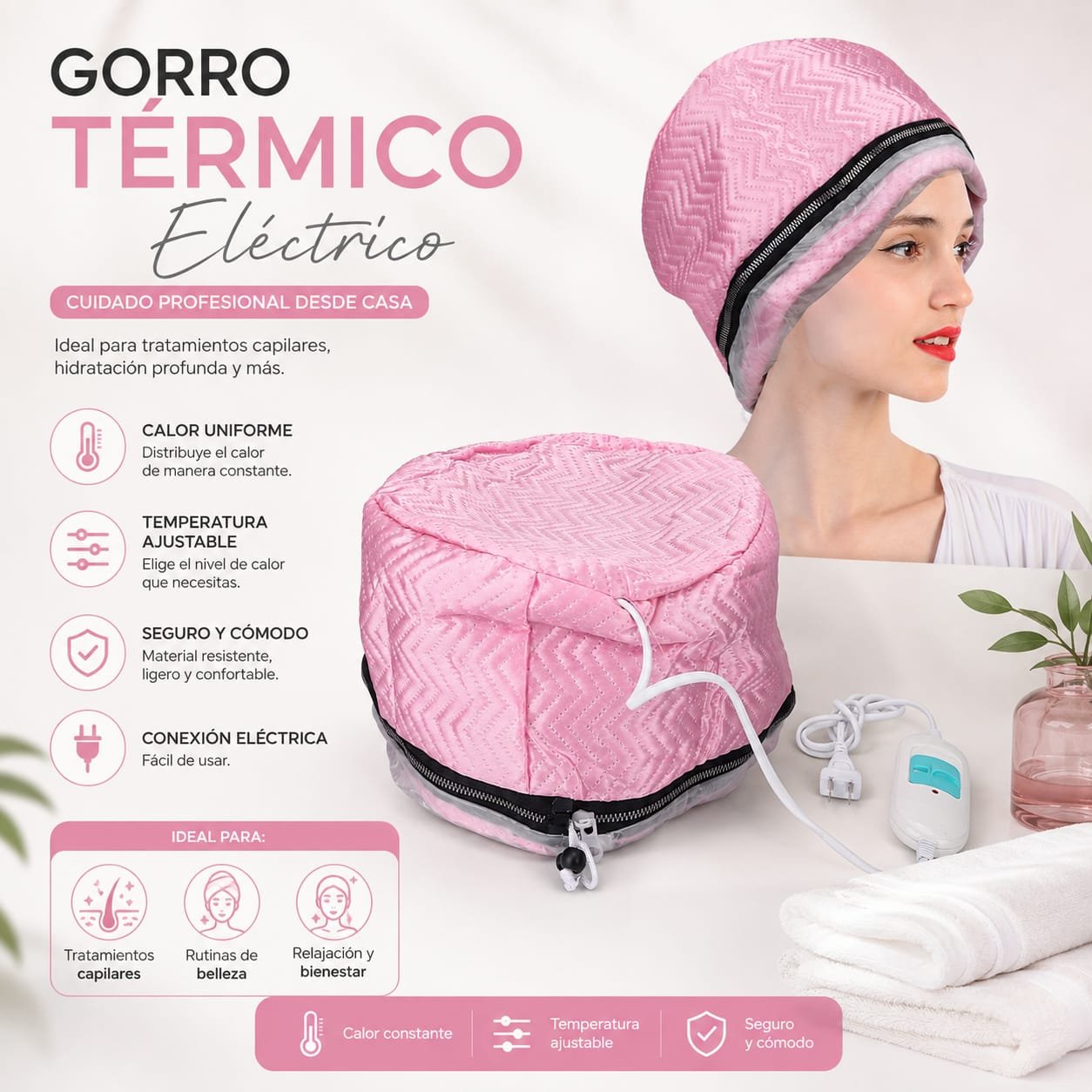GORRO TÉRMICO ELÉCTRICO