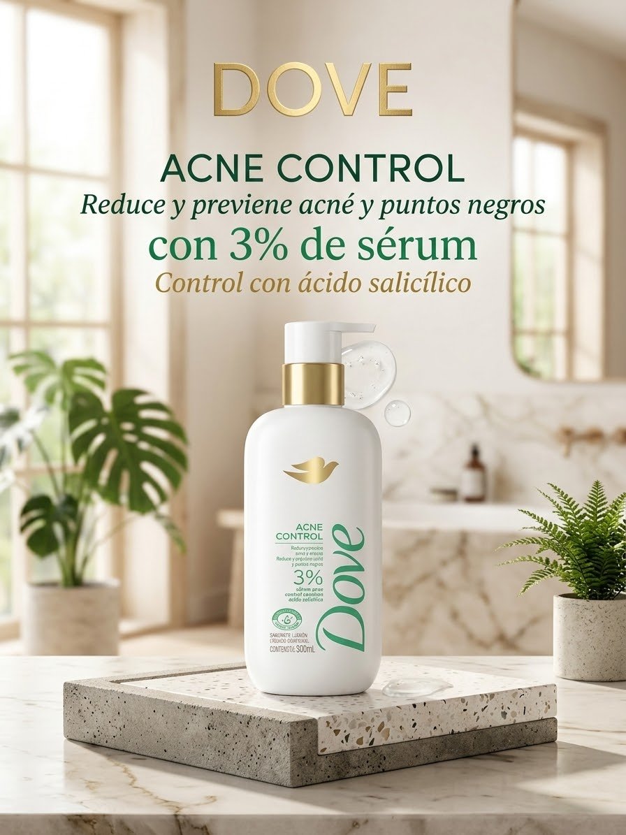 Dove acne control