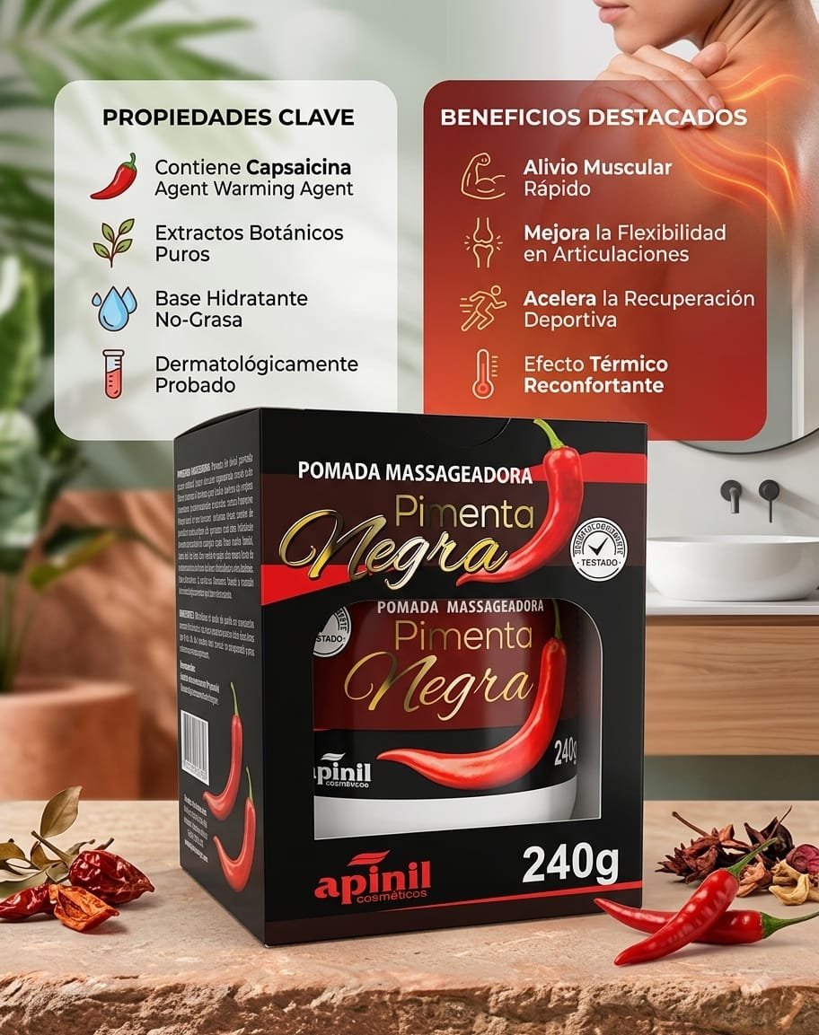 POMADA MASAJEADORA PIMIENTA NEGRA