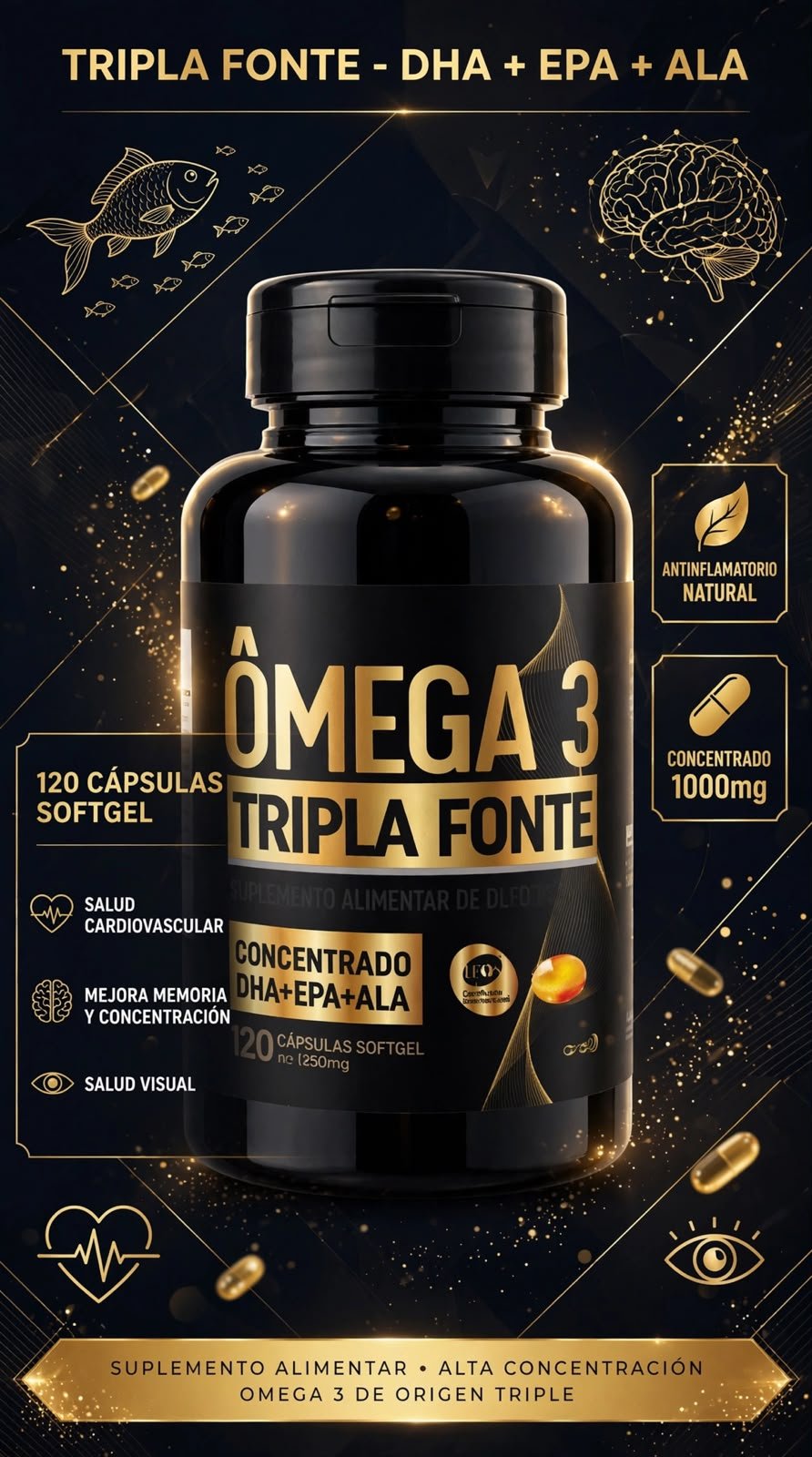 OMEGA 3 DE 120 CAPSULAS