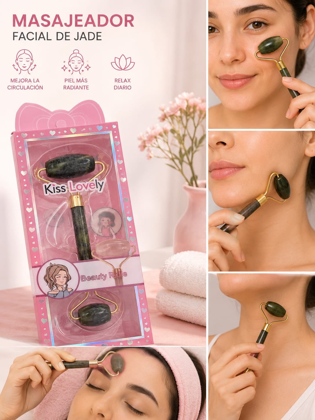 MASAJEADOR FACIAL JADE