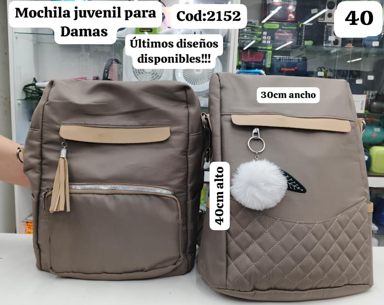 MOCHILA REFORZADA CON USB