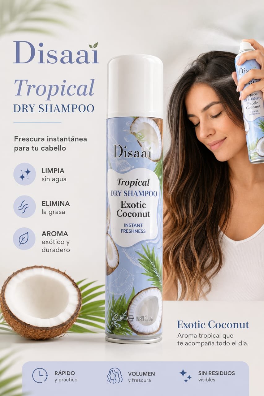 SHAMPOO SECO AROMA EXÓTICO