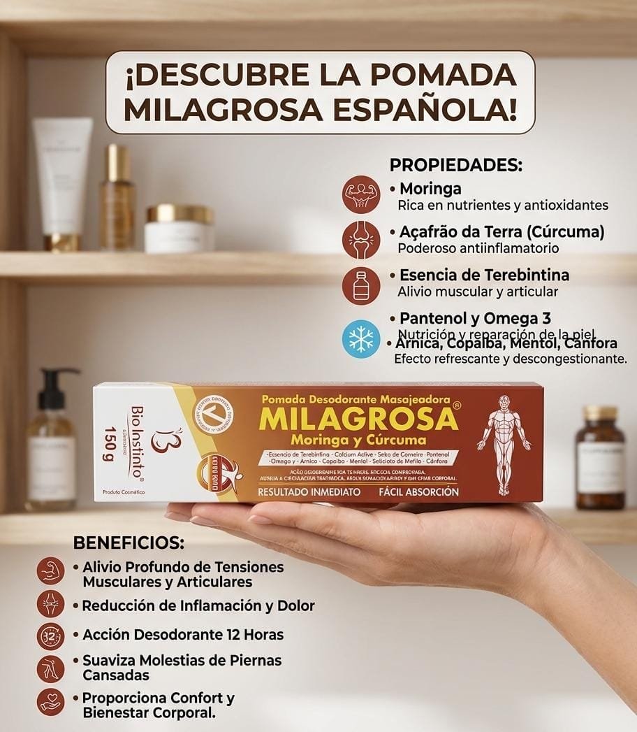 POMADA MASAJEADORA MORINGA Y CURCUMA