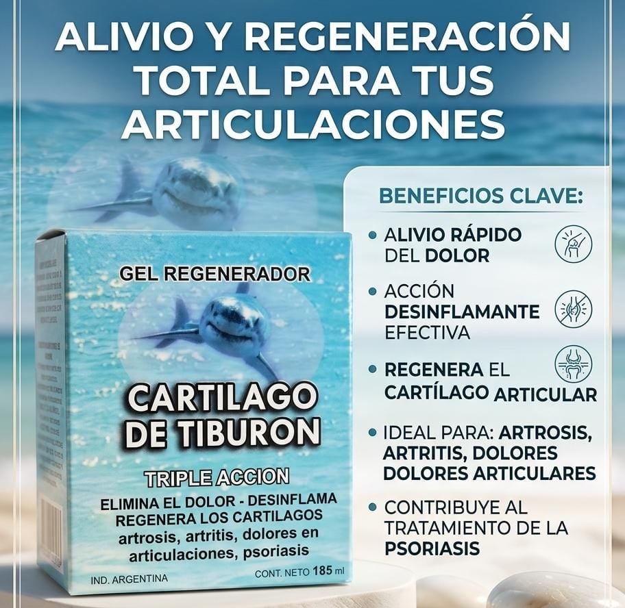 CARTILAGODE TIBURON GEL REGENERADOR