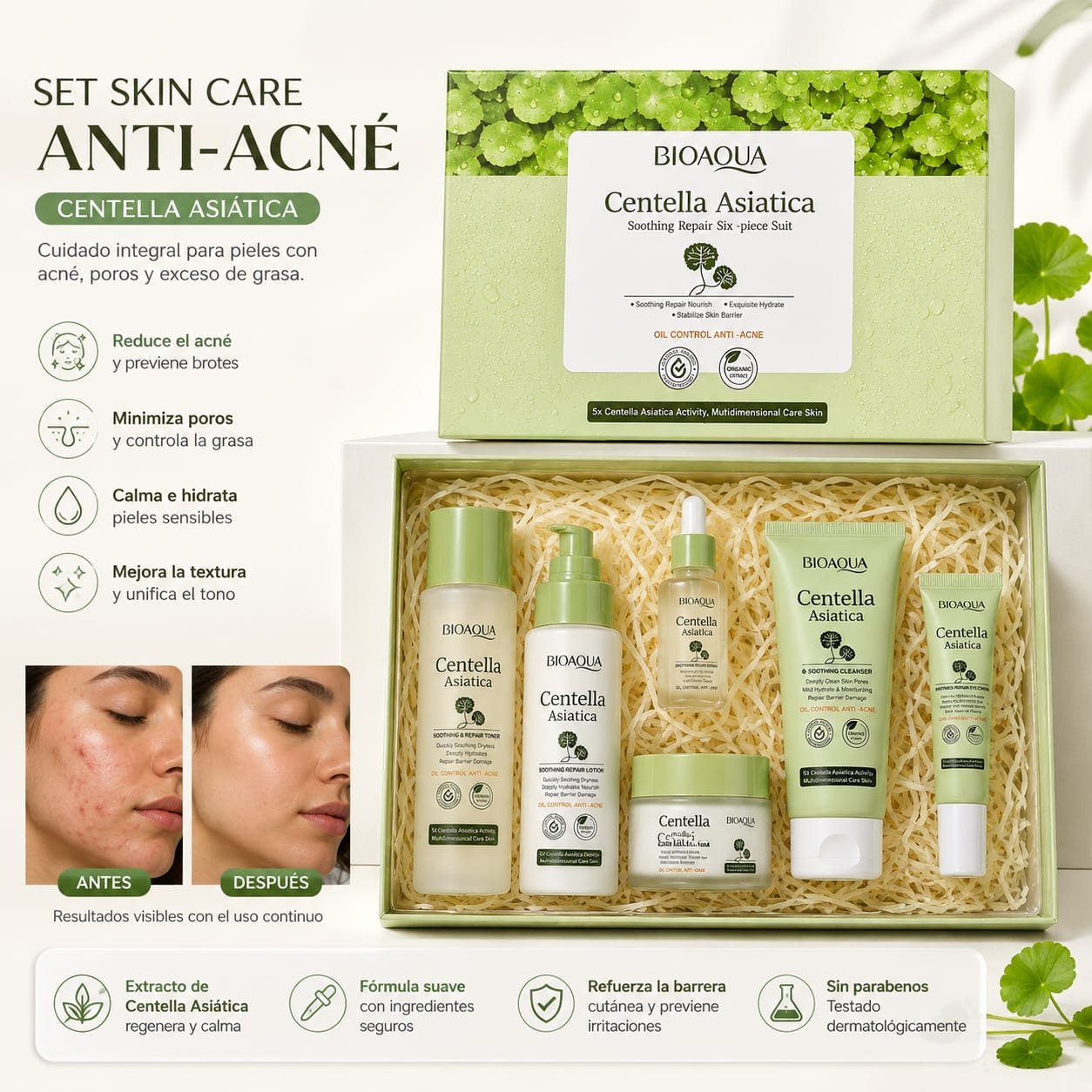 KIT COMPLETO DE SKIN CARE ANTI ANGE