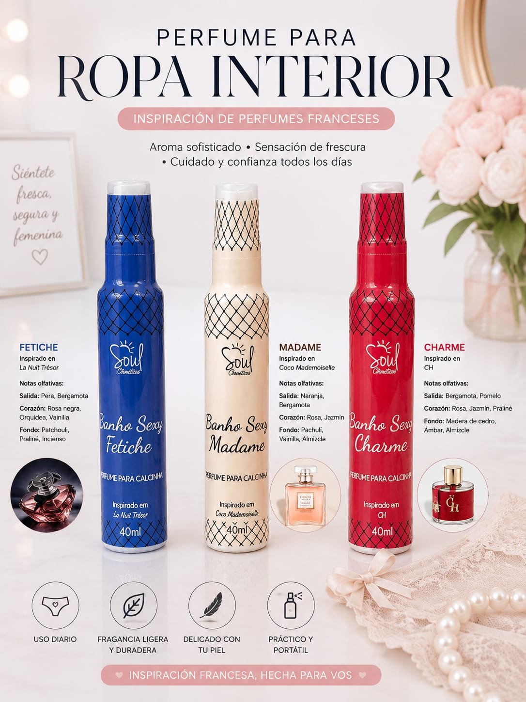 PERFUME  P/ROPA INTERIOR