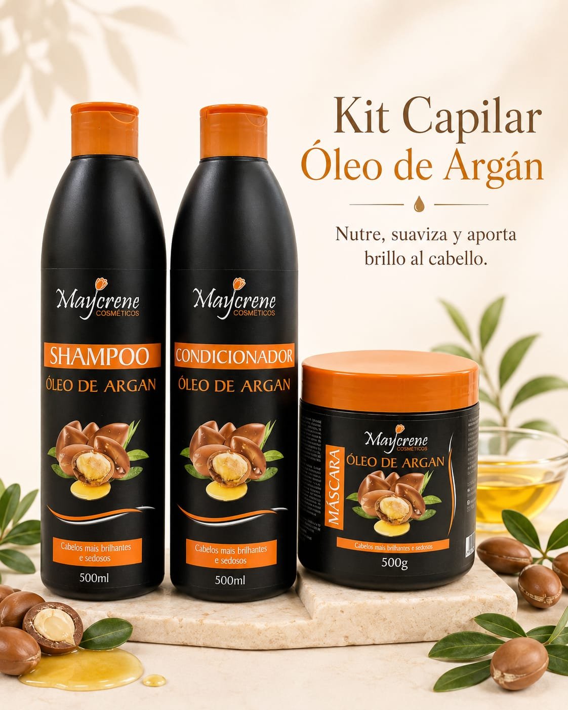 COMBO CAPILAR CON ÓLEO DE ARGÁN