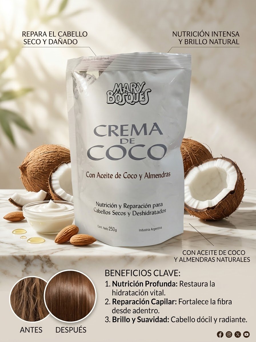 MARY BOSQUES CREMA DE COCO