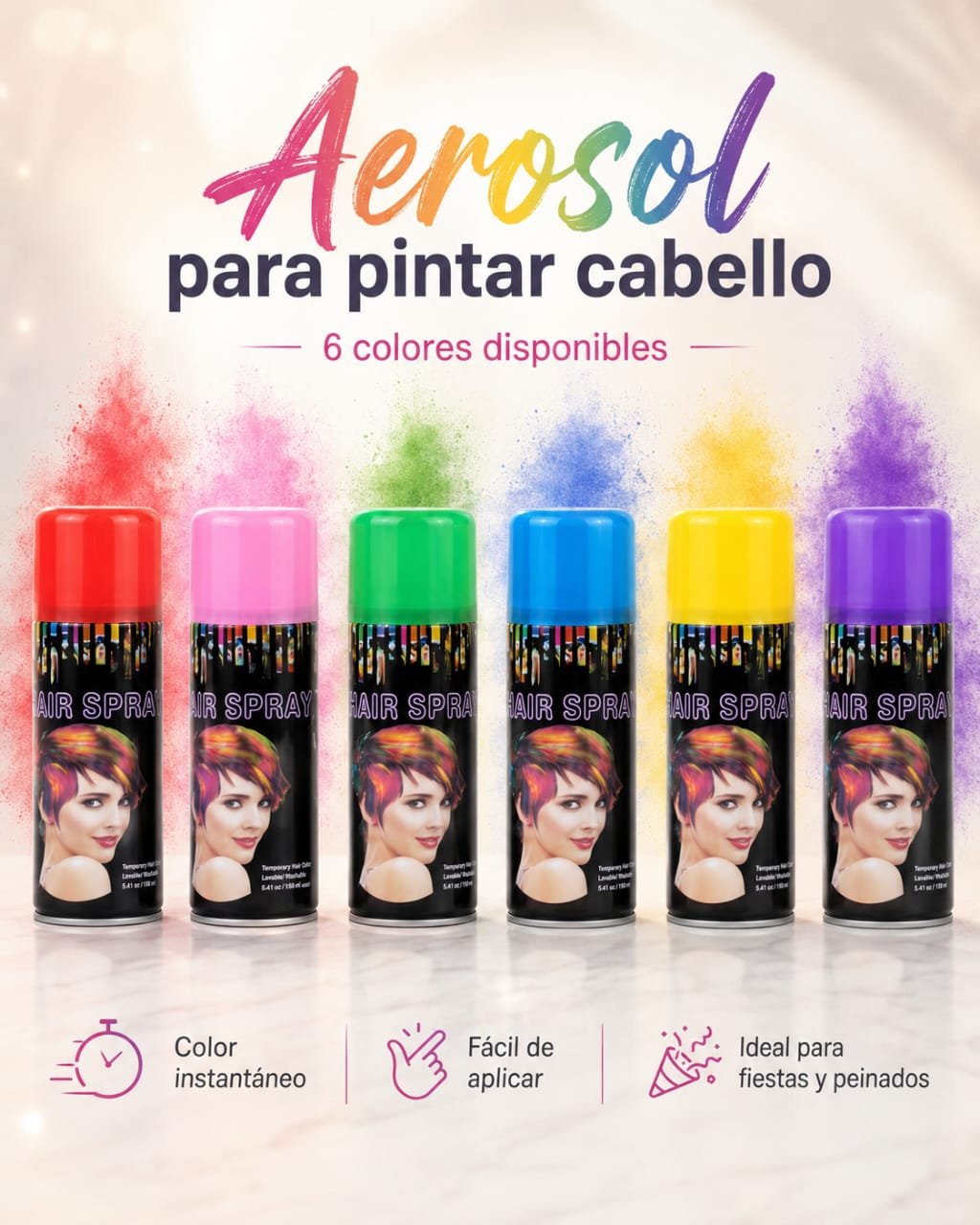 AEROSOL PARA PINTAR CABELLO