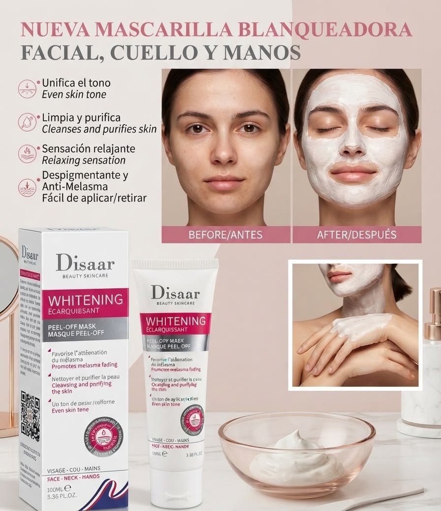 DISAAR MASCARILLA BLANQUEADORA