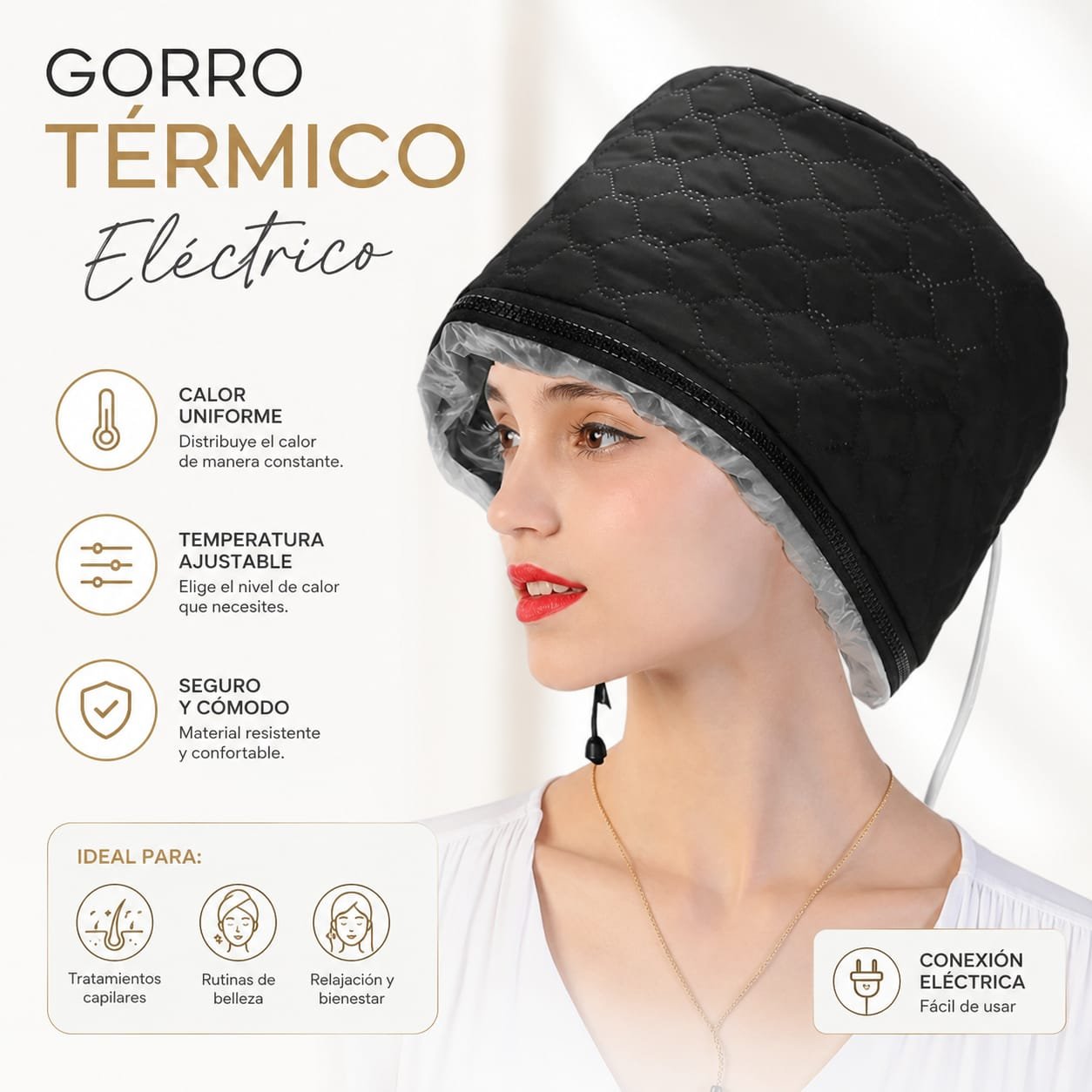 GORRO TÉRMICO ELÉCTRICO