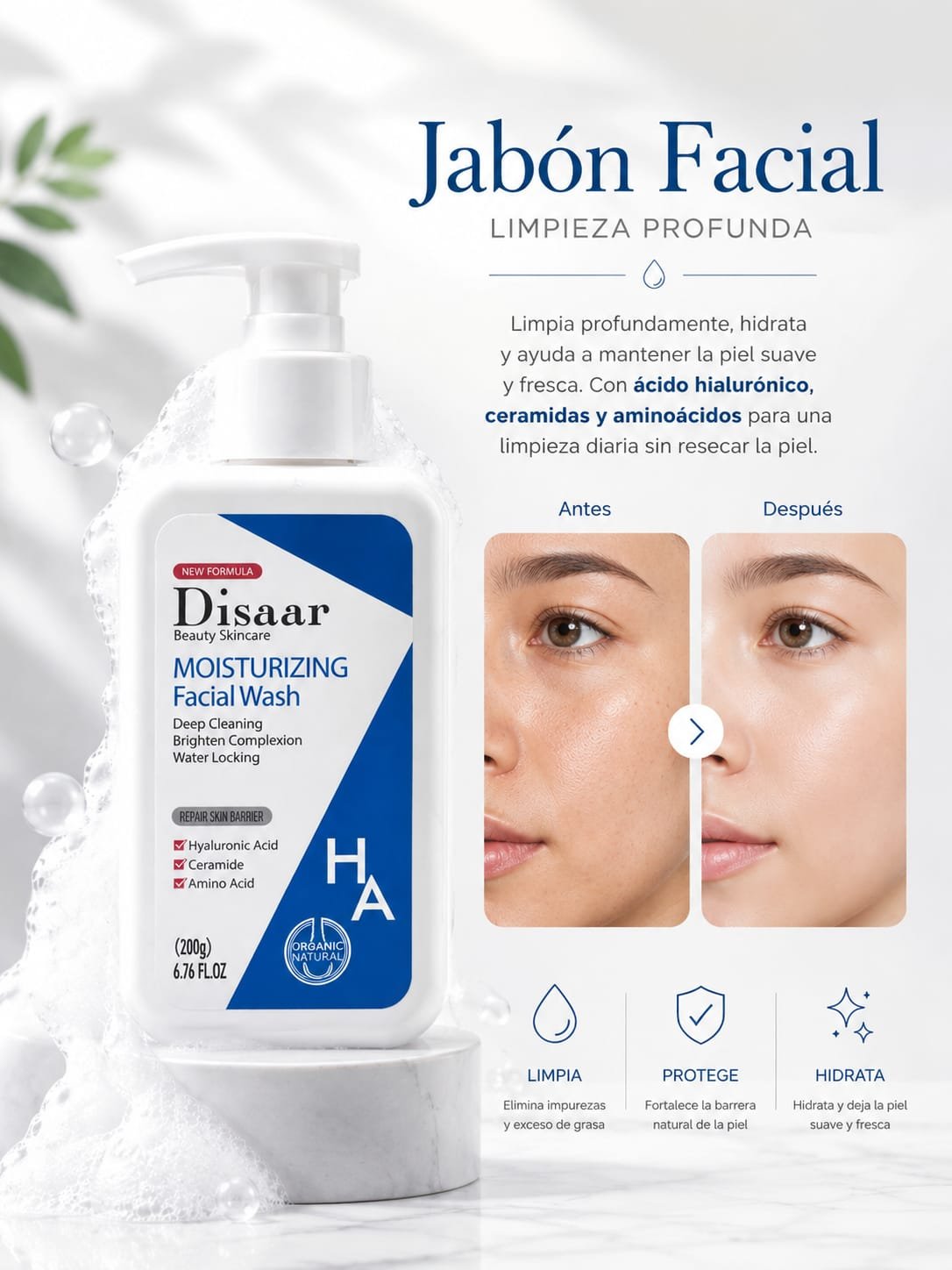 DISAAR JABÓN FACIAL