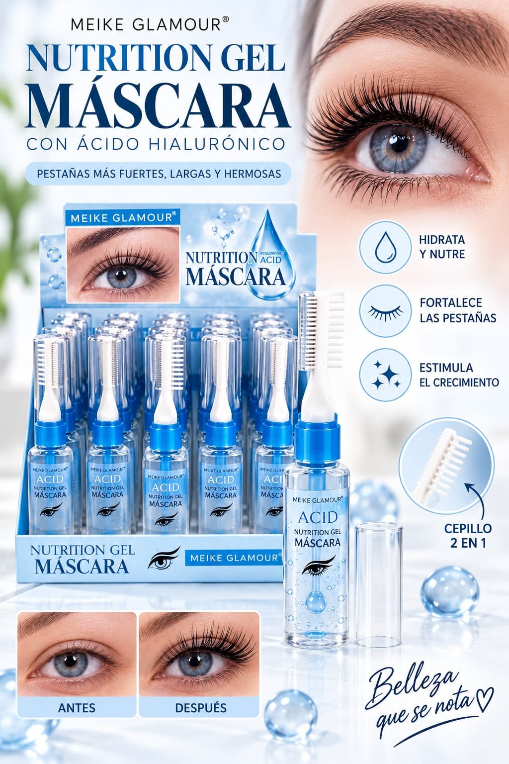 GEL MASCARA PARA PESTAÑAS P/CRECIMIENTO