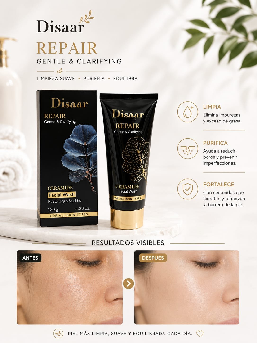 CREMA DE LIMPIEZA C/CERAMIDAS