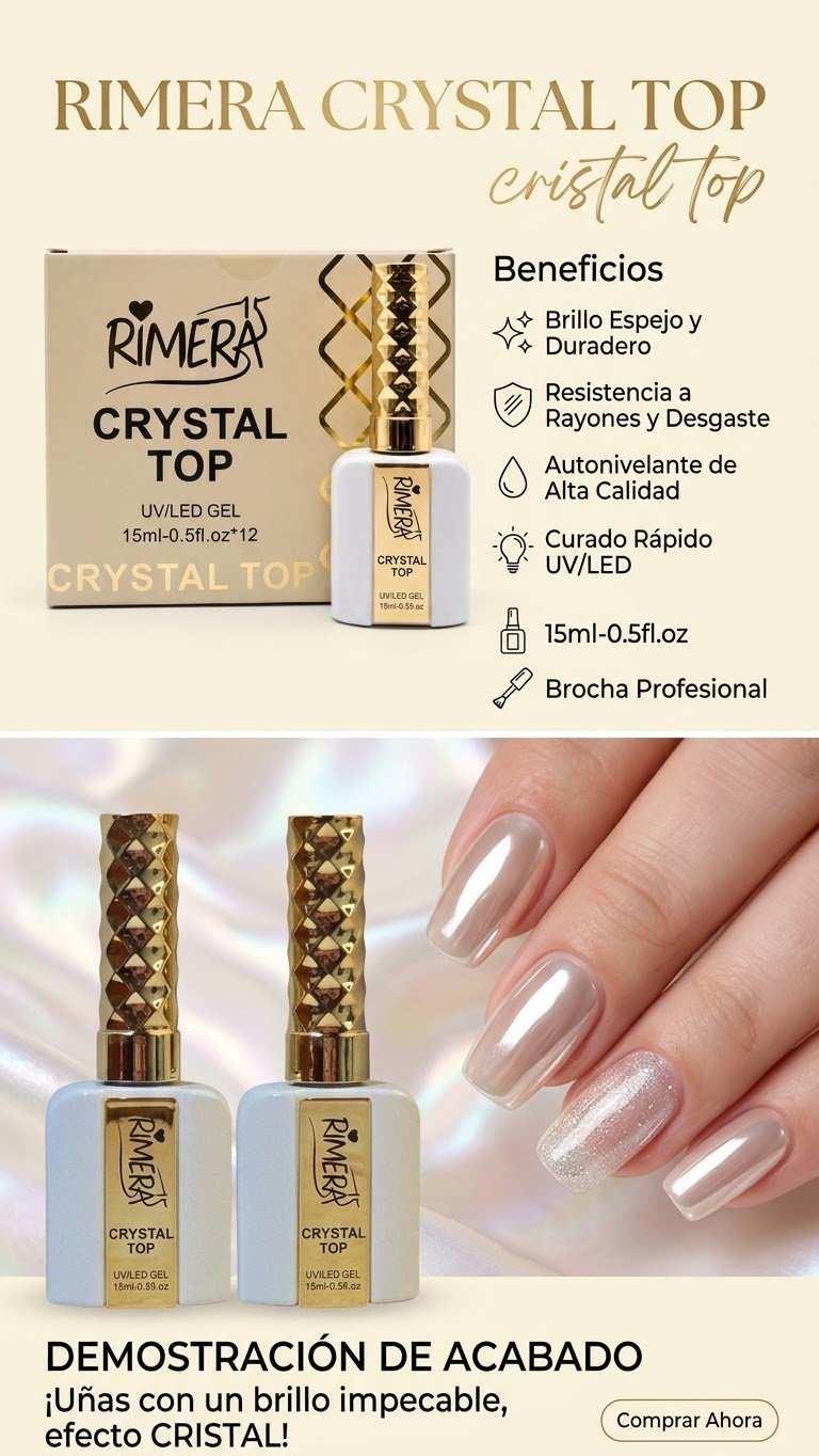 ESMALTE RIMERA CRYSTAL TOP