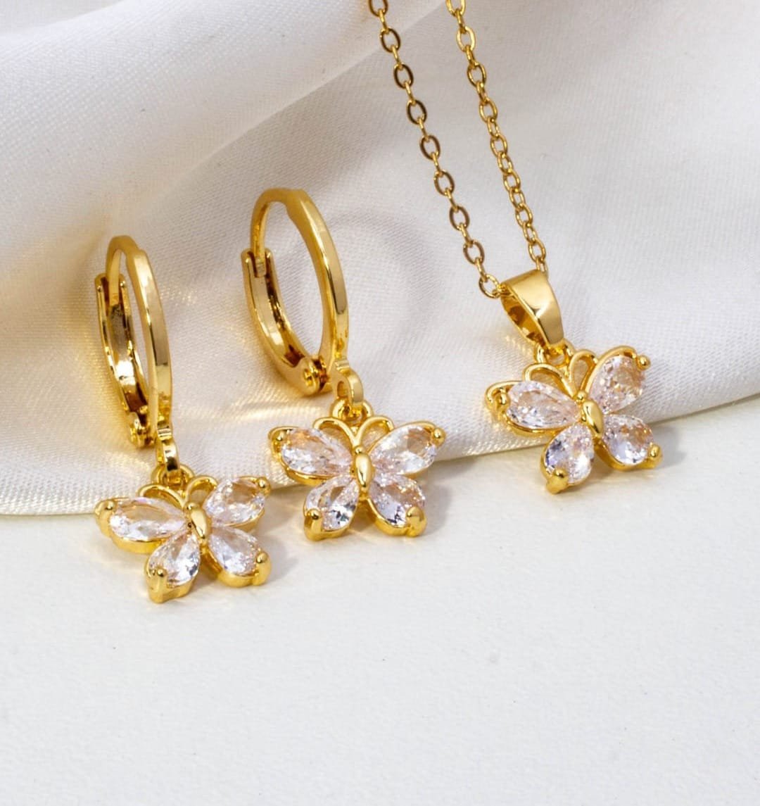 SET DE CADENITA+ARITOS DE ACERO