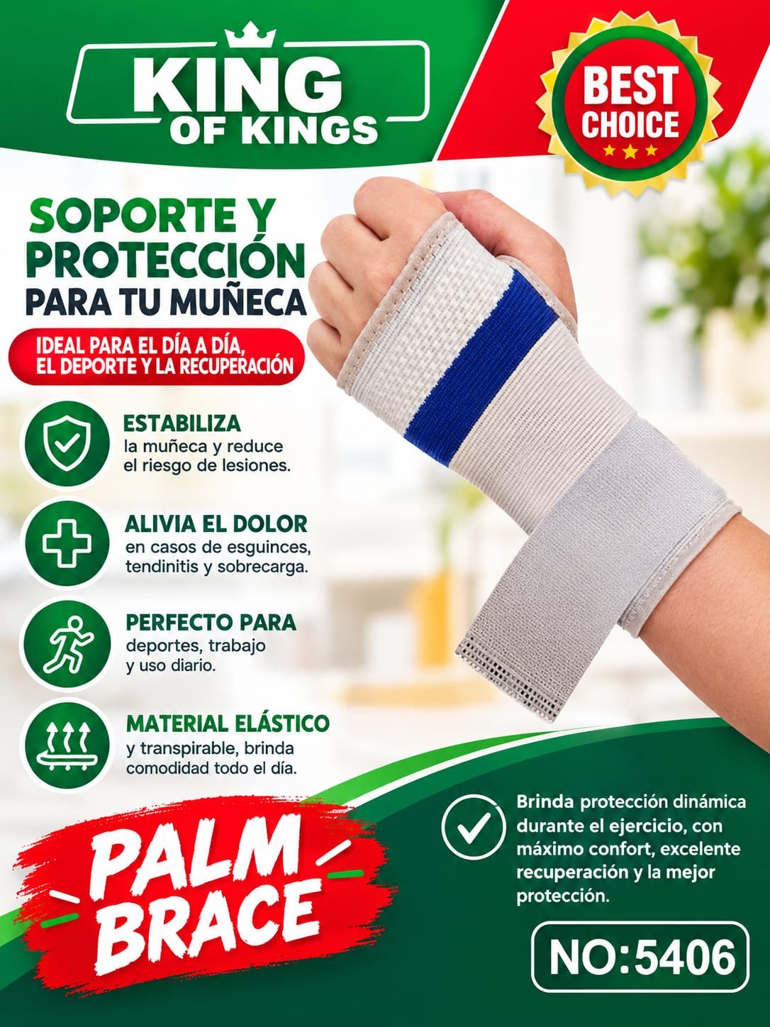 SOPORTE Y PROTECCION PARA LA MUÑECA