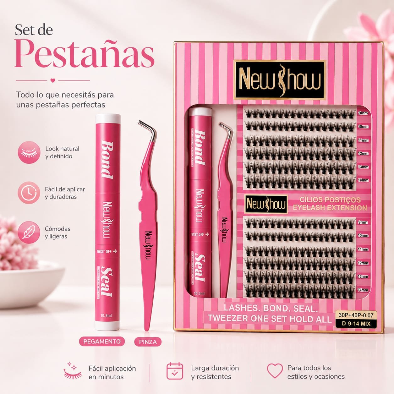 SET DE PESTAÑAS