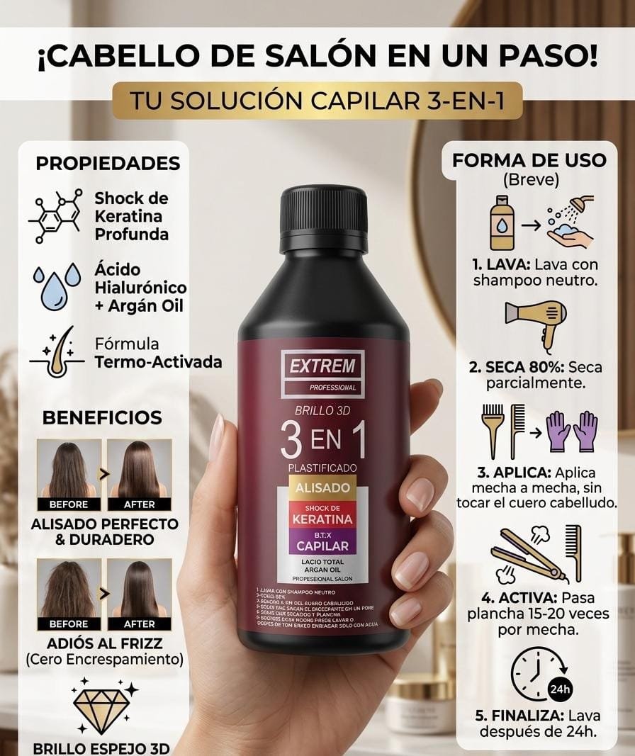 ALISADO 3 EN 1