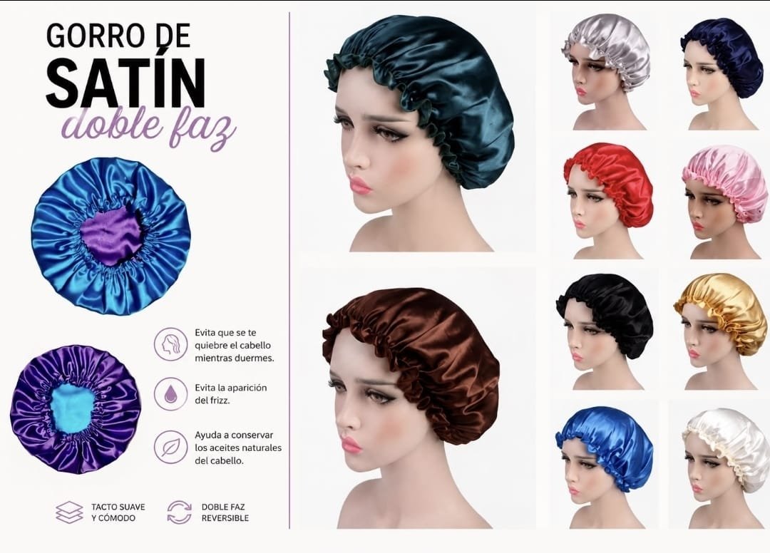 GORRO SATÍN DOBLE FAZ