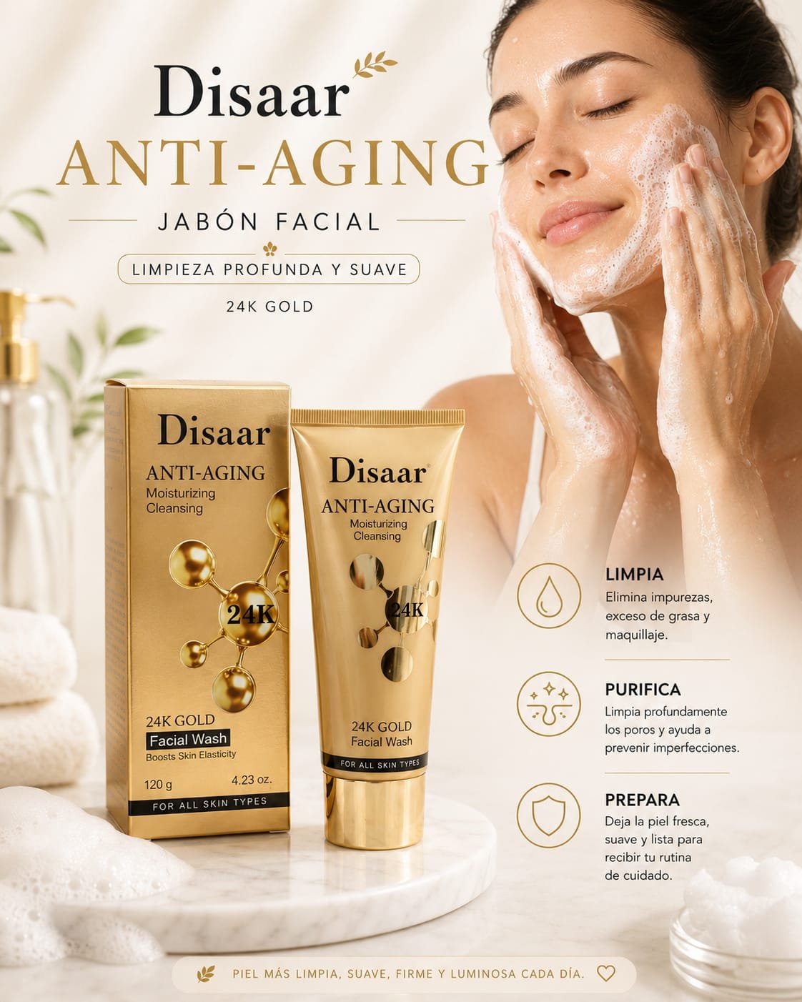 JABON FACIAL GOLD ANTI AGE