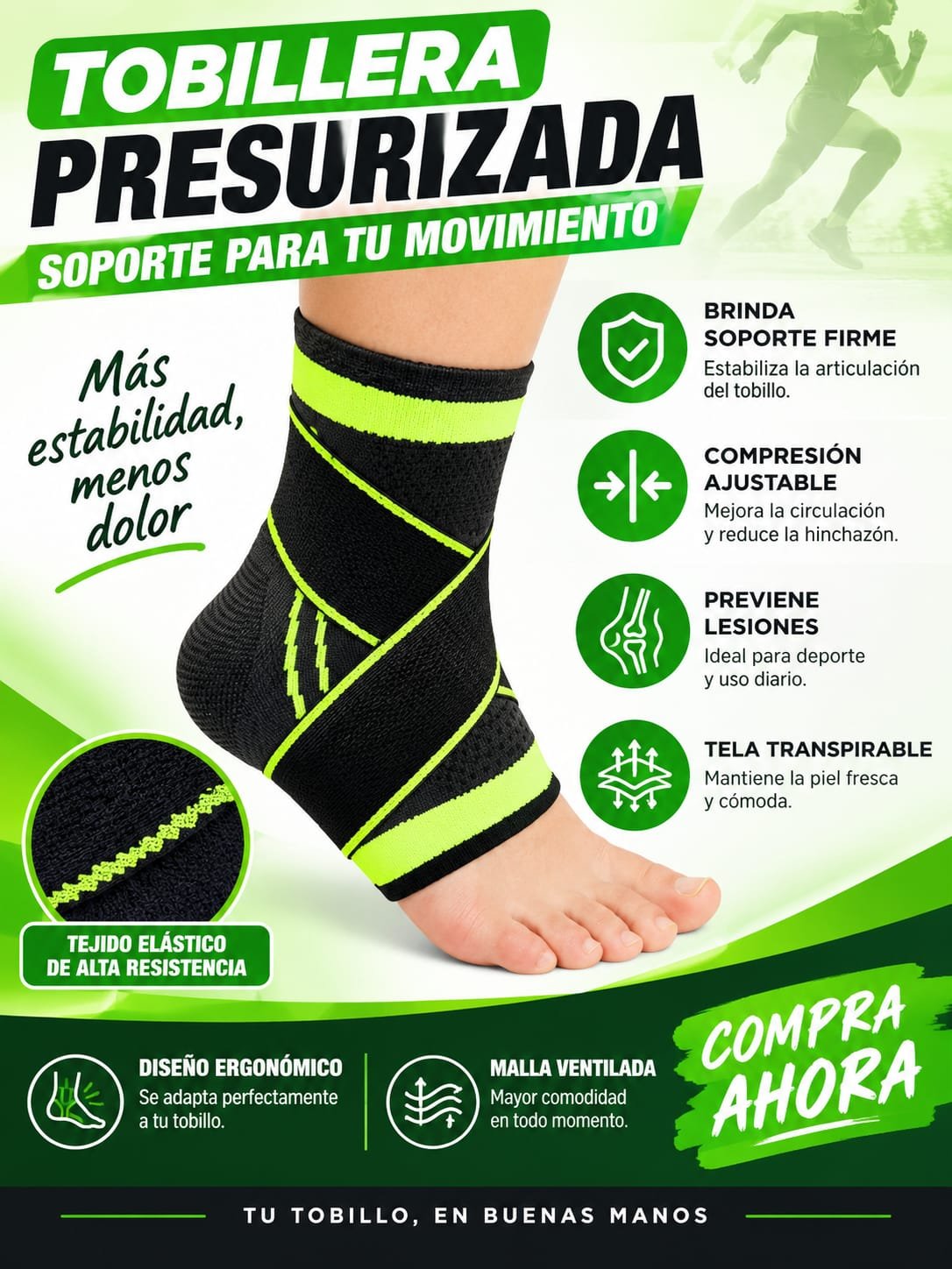 TOBILLERA PRESURIZADA