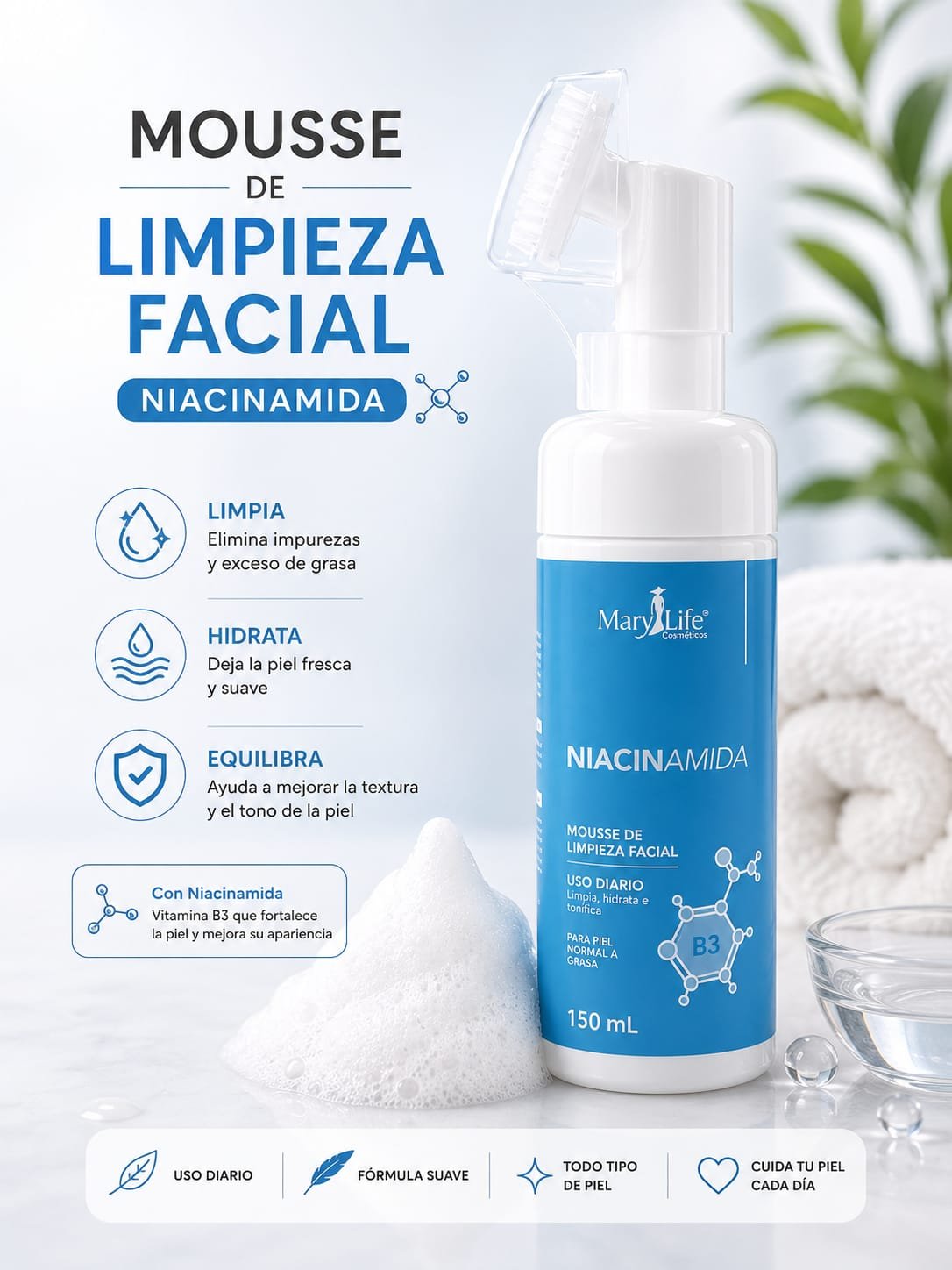 JABÓN FACIAL CON NIACINAMIDA